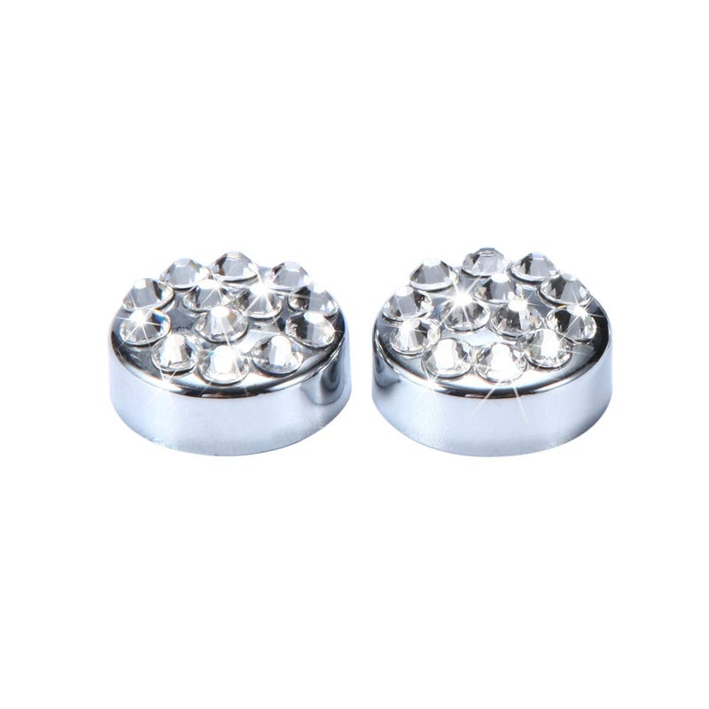 TZARROT White Rhinestone Bling License Plate Frame for Women, Metal Rust-Proof Car Plate Frame Cute Bling Car Accessories for Women Girls (1) - Image 5
